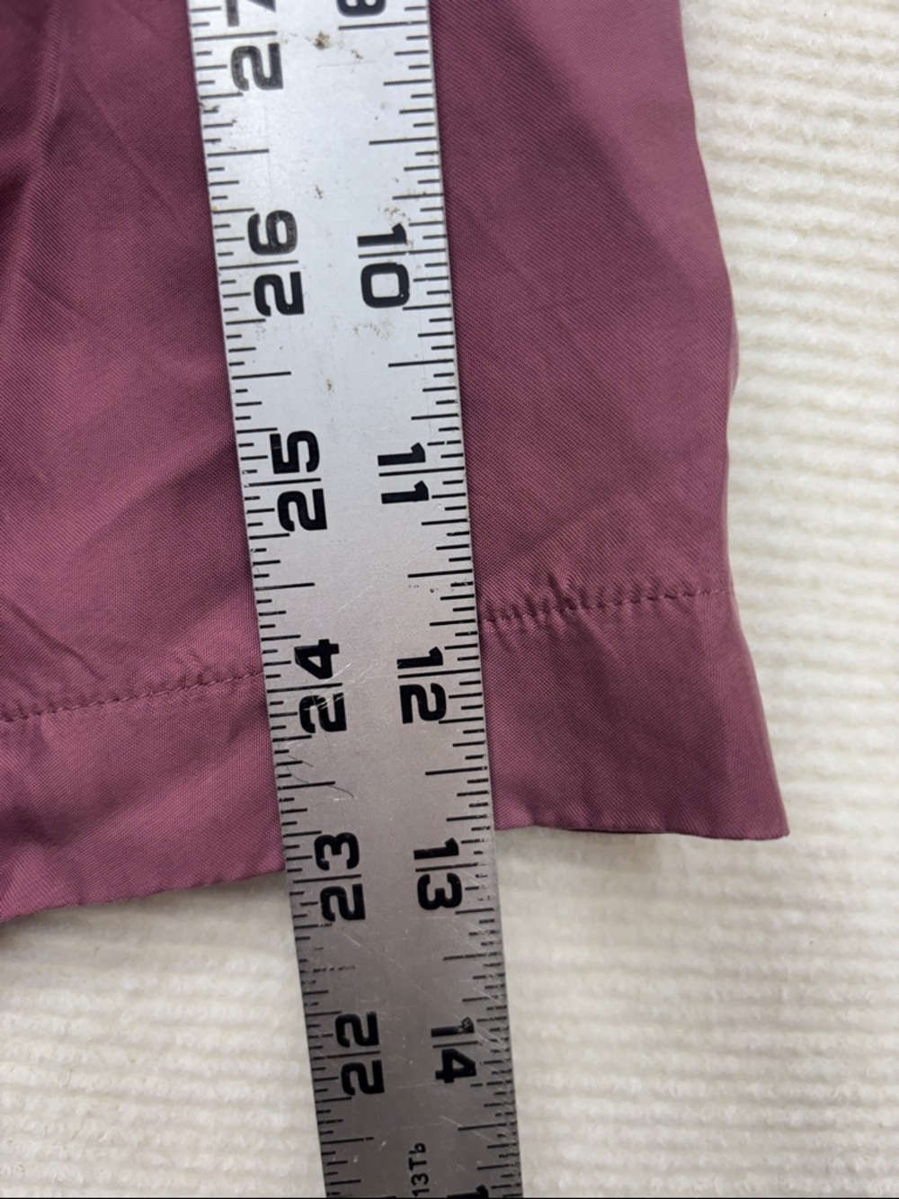 ATHLETA | small Women's Burgundy Satin Shorts with Matching Camisole pajama set - Picture 4 of 11